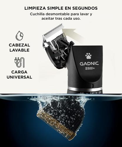 Máquina De Cortar Pelo Para Perros Gadnic S500 Regulable Portátil Y Recargable - 3