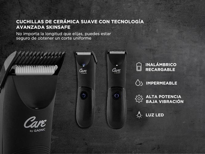 Maquina De Afeitar Gadnic T8000 Base USB De Carga Rápida - 3
