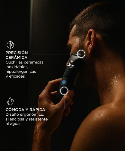 Maquina De Afeitar Gadnic T8000 Base USB De Carga Rápida - 3