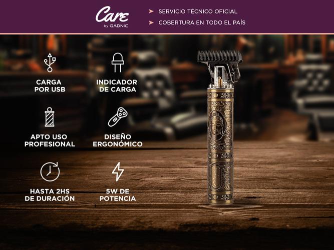 Cortadora De Pelo Recargable Gadnic CP150 Usb - 1