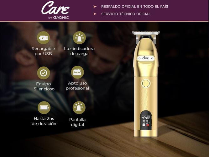 Maquinita de pelo electrica Gadnic CP160 con pantalla Lcd Usb - 1