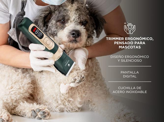 Cortadora de Pelo Canina Gadnic  con pantalla Lcd Usb - 2