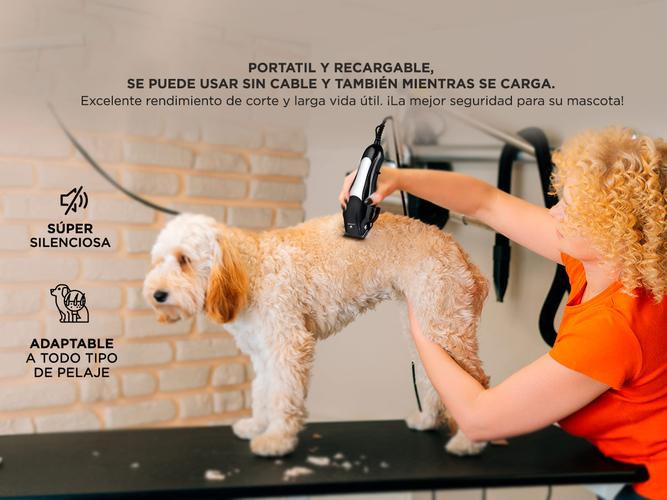 Cortadora de Pelo Canina Gadnic S600 Kit Peintes y Tijera para Perros - 2
