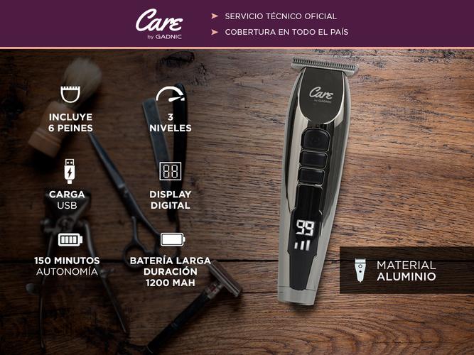 Maquina de Cortar Pelo Gadnic De Terminación 3 Niveles  - 1