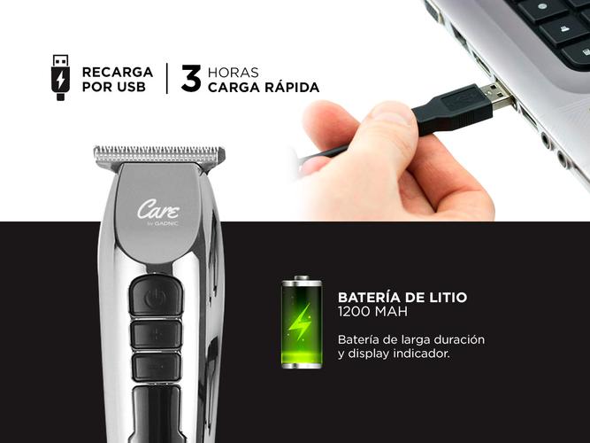 Maquina de Cortar Pelo Gadnic De Terminación 3 Niveles  - 3