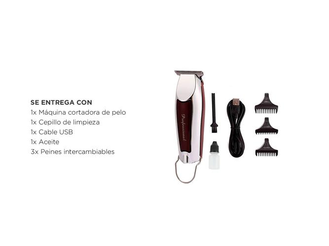Cortadora de Pelo Mik3 Gadnic Recargable Vintage  - 6