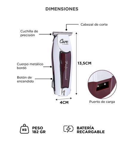 Cortadora de Pelo Mik3 Gadnic Recargable Vintage  - 5