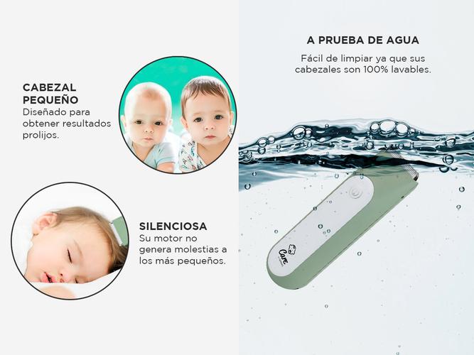 Maquina de Cortar Pelo Gadnic Para Bebés y Niños Silenciosa - 4