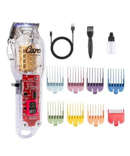 Maquina de Cortar El Pelo Gadnic Profesional Armazón Transparente - 5