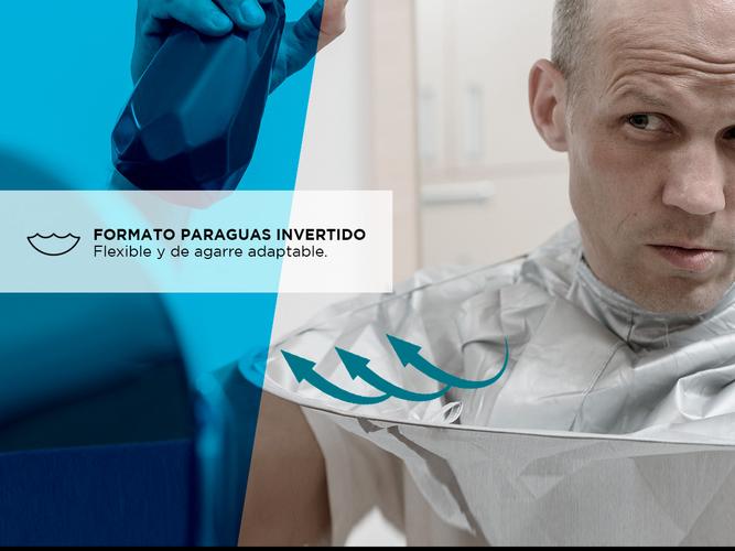 Capa de Peluquería Gadnic Plegable Para Corte de Pelo  - 3