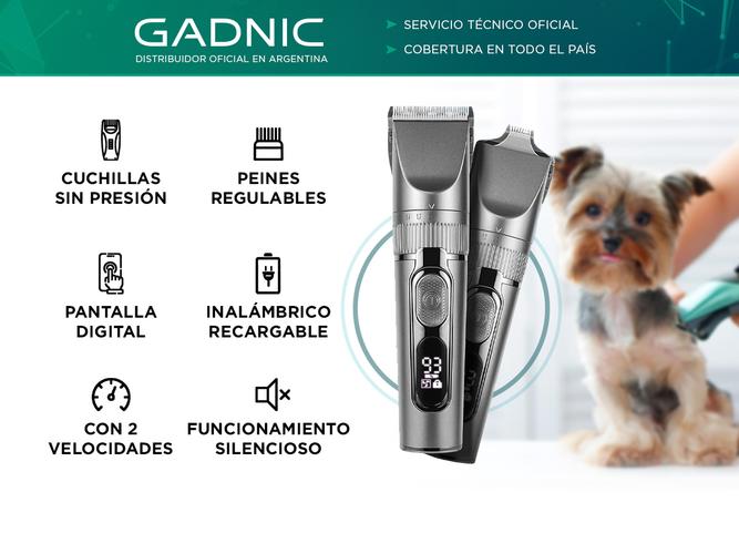 Cortadora de Pelo Gadnic Canina Para Mascotas Recargable  Outlet - 1
