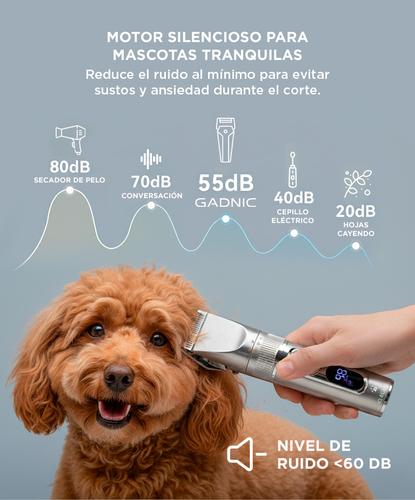 Cortadora de Pelo Gadnic Canina Para Mascotas Recargable  - 3
