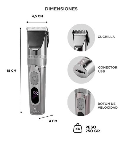 Cortadora de Pelo Gadnic Canina Para Mascotas Recargable  - 5