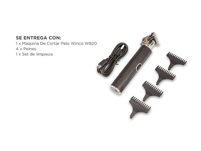 Maquina De Cortar Pelo Winco W820 Inalambrica Barba Patilla  - 5