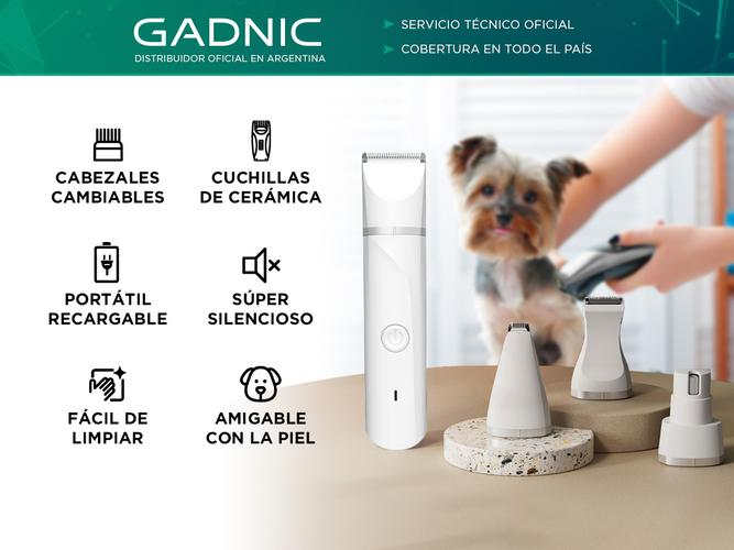 Máquina Cortadora de Pelo Gadnic Aseo Para Mascotas + Accesorios  - 1