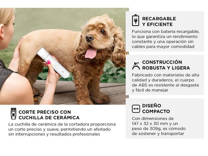 Máquina Cortadora de Pelo Gadnic Aseo Para Mascotas + Accesorios  - 2