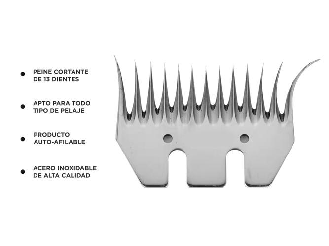 Cuchilla Esquiladora Gadnic 13 Dientes - 4