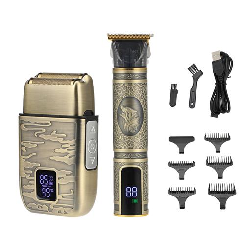 Set de Peluquería Barbería Gadnic BRAZ 2000 Cortadora de Pelo  Afeitadora - 0