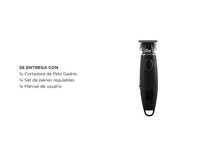 Cortadora de Pelo TURBO 8000 Gadnic Profesional Inalámbrica  - 6