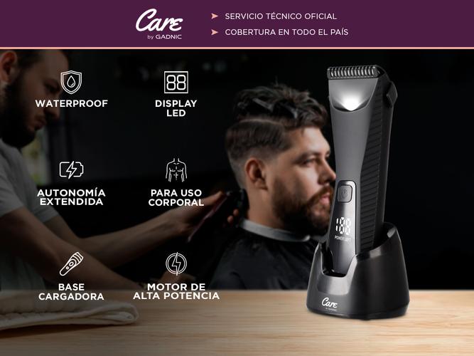 Cortadora de Pelo T8000 Ultra Gadnic Recargable Display LED - 1