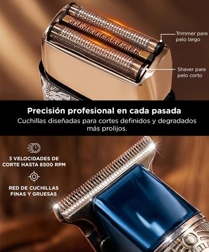 Set Barbería Profesional Gadnic Cortadora y Afeitadora Inalámbrica LED - 2