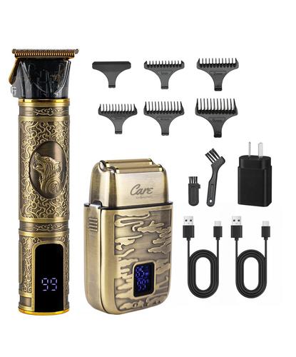 Set Barbería Profesional Gadnic Cortadora y Afeitadora Inalámbrica LED - 6