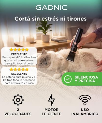 Máquina Para Cortar Pelo GADNIC Mascotas IPX7 Inalámbrica Con Accesorios  - 1
