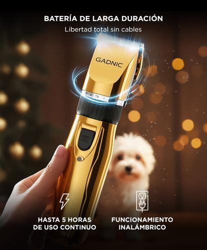 Cortadora De Pelo Mascotas Gadnic Silenciosa Inalámbrica - 2