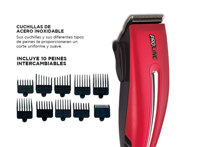 Cortapelo Eléctrico Cuchilla Acero Inoxidable HC800PP Proline  - 3