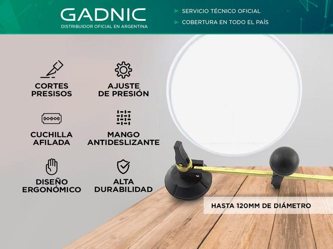 Cortavidrios Circular Gadnic 120cm De Diámetro  - 1