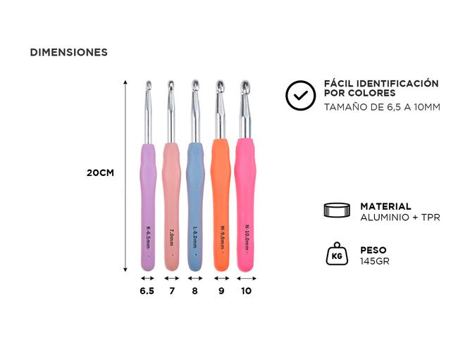 Juego de Ganchos Gadnic para Tejer - 3