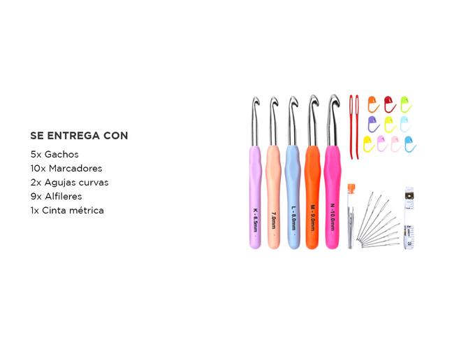 Juego de Ganchos Gadnic para Tejer - 4