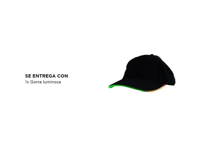 Gorra Luminosa de Cotillón Gadnic COTI07 Luces de Colores - 4