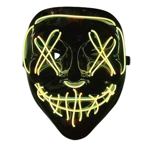 Máscara de Fiesta Gadnic Halloween Luces Led - 0