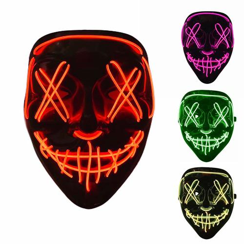 Máscara de Fiesta Gadnic Halloween Luces Led - 0