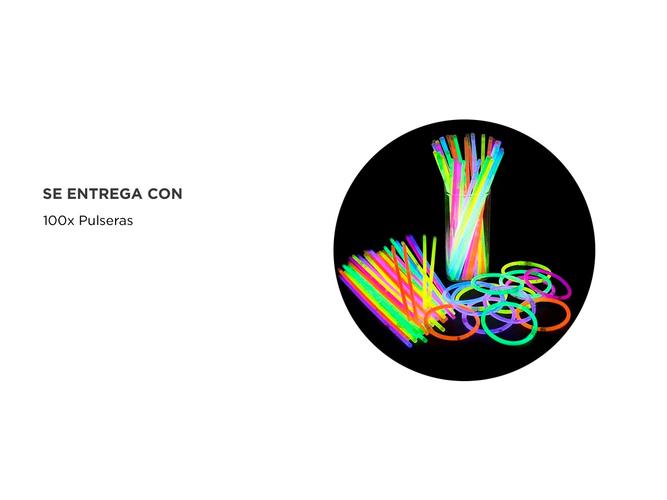 Pack de Pulseras Luminosas Quimicas Ziyen De Neon X100 - 4