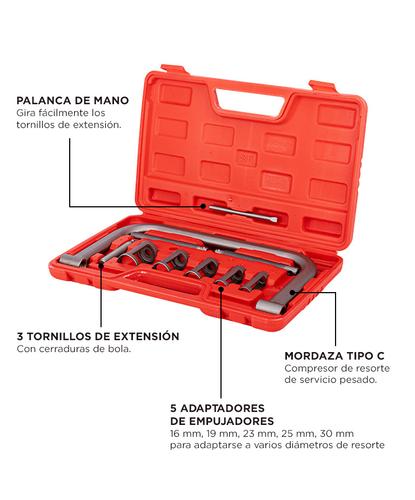 Compresor De Resorte De Válvula Gadnic 9 Piezas - 5