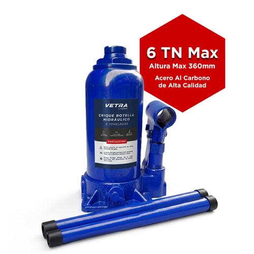 Crique Botella Hidraulico Gadnic 6 Toneladas Gato Auto Prol Alta Resistencia Compacto - 0