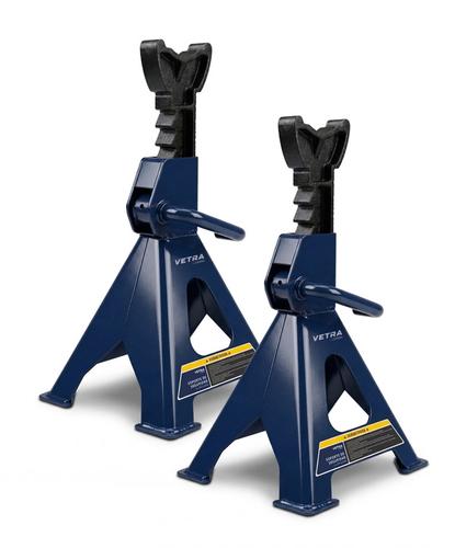 Kit x2 Caballetes Trípode Gadnic 2 Toneladas Plegable Altura Ajustable Auto Camioneta - 5