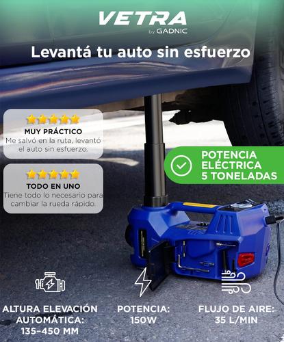 Crique Eléctrico Auto VETRA By Gadnic  5T Automático Multifunción Inflador - 1