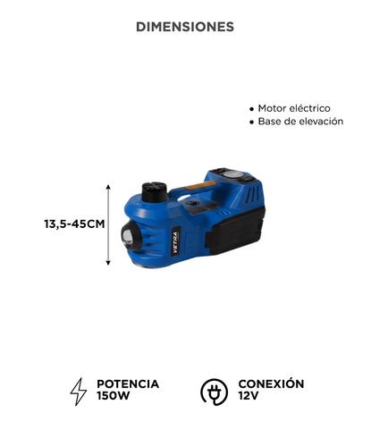 Crique Eléctrico Auto VETRA By Gadnic  5T Automático Multifunción Inflador - 5