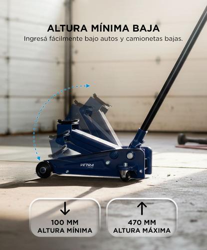 Crique Hidráulico Vetra By Gadnic 3 Toneladas Reforzado Para Pick Up Gato - 2