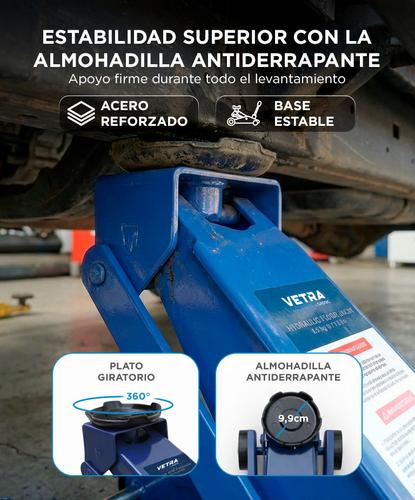 Crique Hidráulico Vetra By Gadnic 3 Toneladas Reforzado Para Pick Up Gato - 3