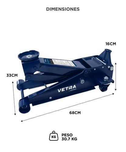 Crique Gato Hidráulico Vetra By Gadnic  3 Toneladas Doble Pistón - 5