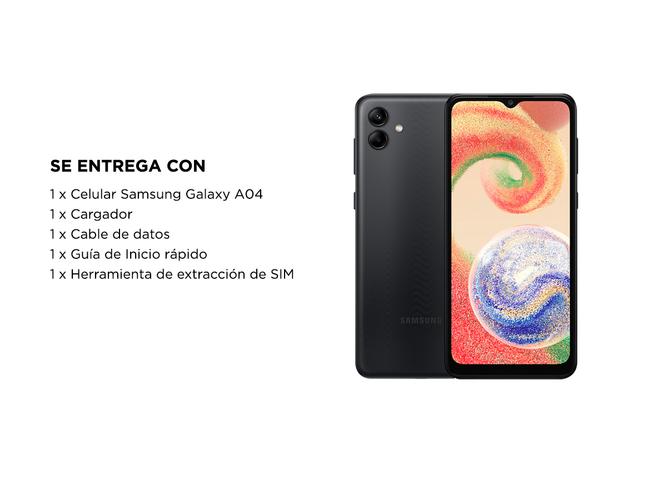 Celular Samsung Galaxy A04 4Gb de Ram + 128GB - 6