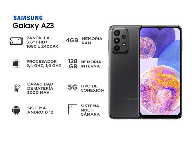 Celular Samsung Galaxy A23 5G 4Gb de Ram + 128 GB - 1