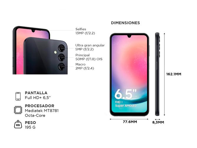 Celular Samsung Galaxy A24 6 GB Ram + 128 GB  - 4