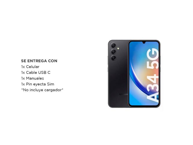 Celular Samsung Galaxy A34 256GB 8GB - 5