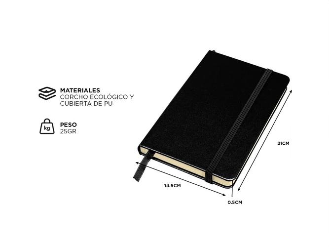 Cuaderno Libreta Anotador de Notas Gadnic Book 2 Tapa Dura  - 3