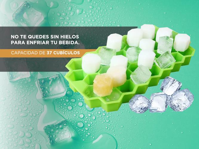 Cubetera De Silicona Gadnic Hielera Anti Quiebre Hexagonal - 2